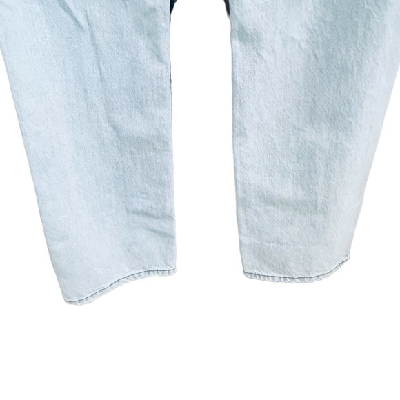 New! Re/Done 90’s high-loose straight jeans Bleach Destroy Distressed - Picture 8 of 14